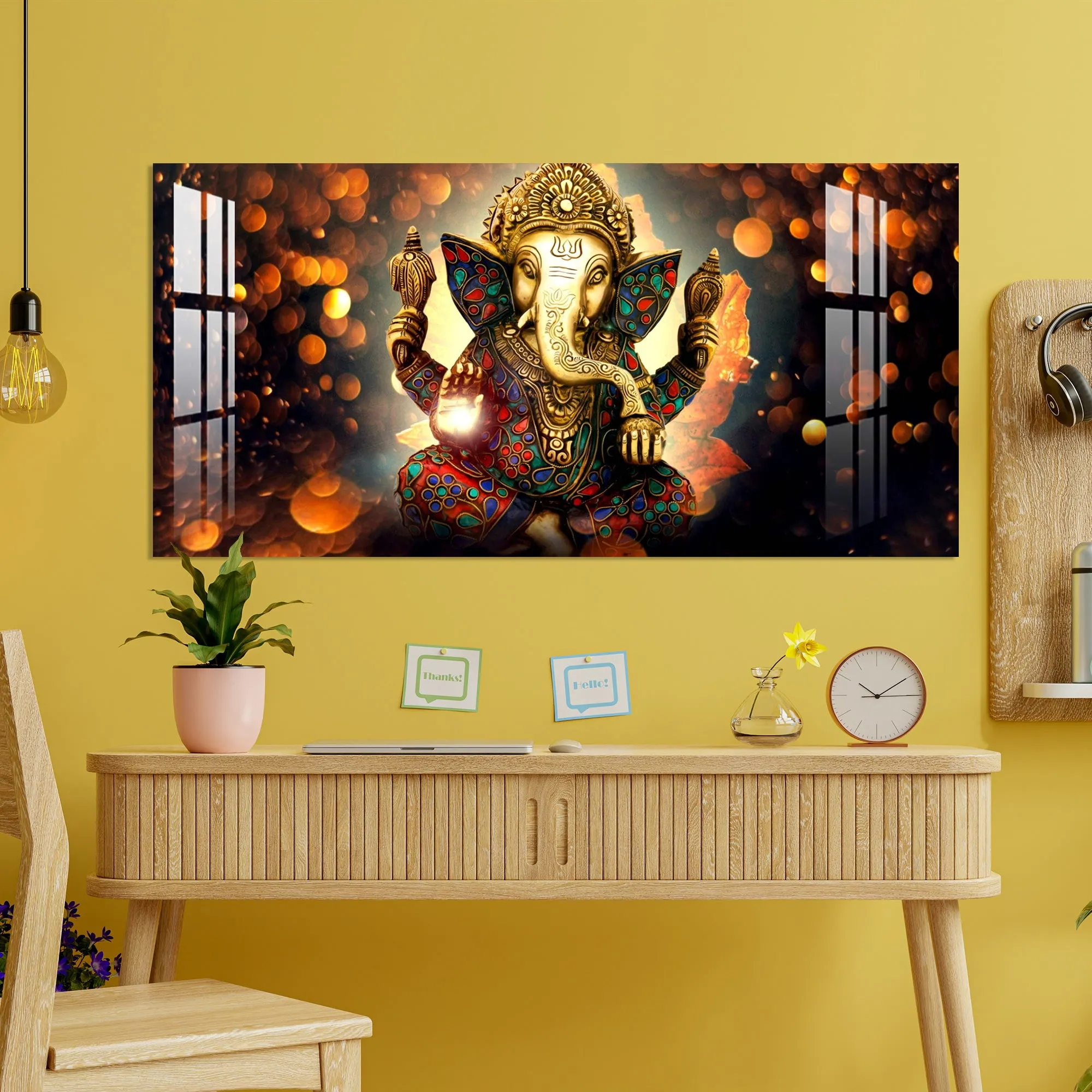 Alluring Ganesha Acrylic Wall Art