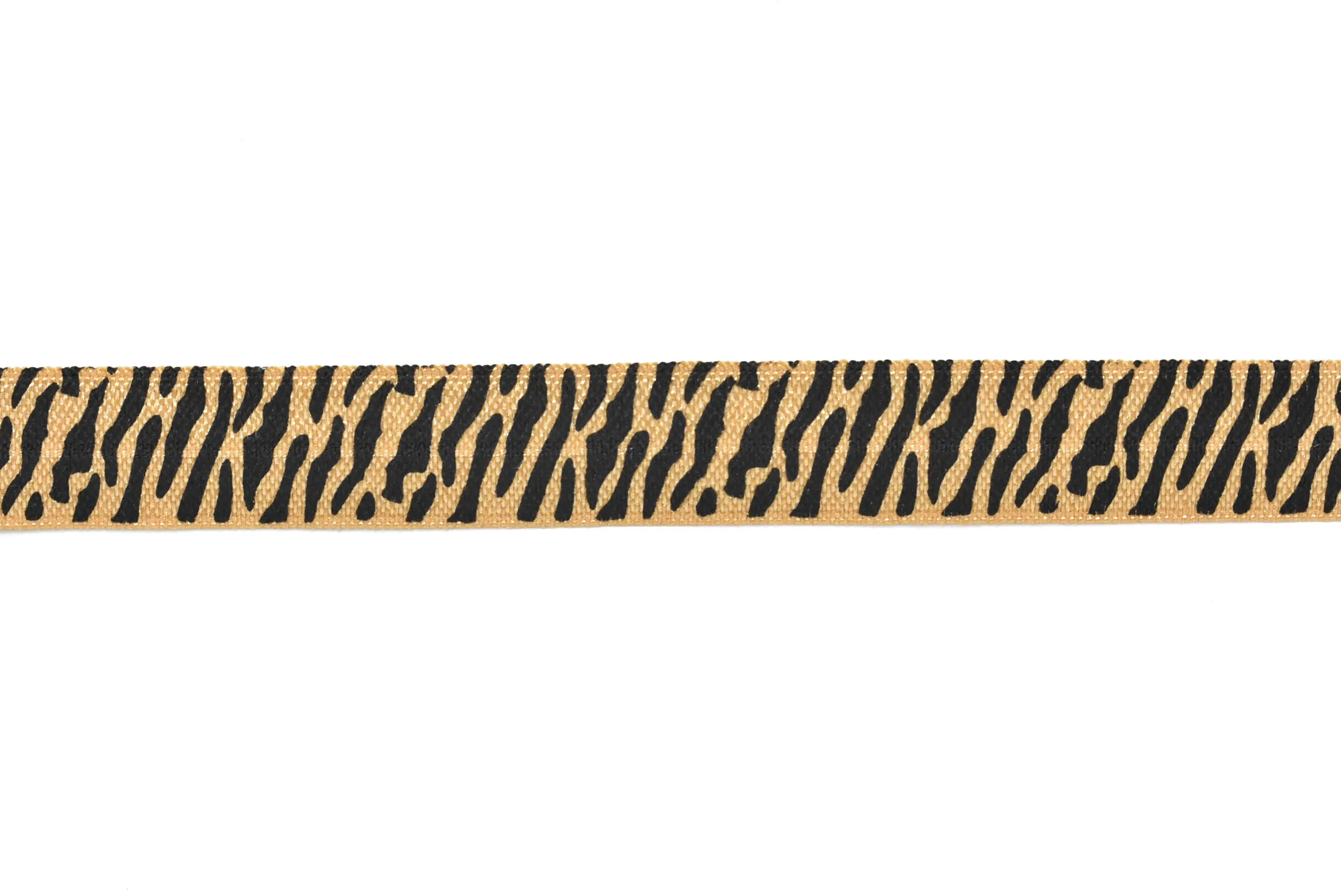 Assorted Tiger Print Elastic 0.63" - 1 Yard