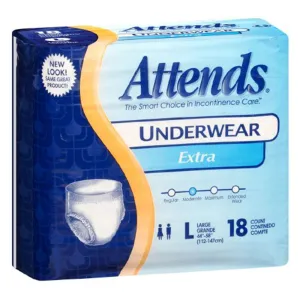 Attends AP0730 Absorbent Underwear Pack of 18