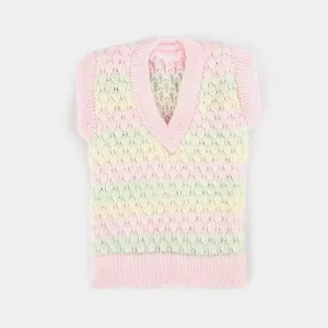 Baby Woolen Inner Wear Sweater-Pink 3M 