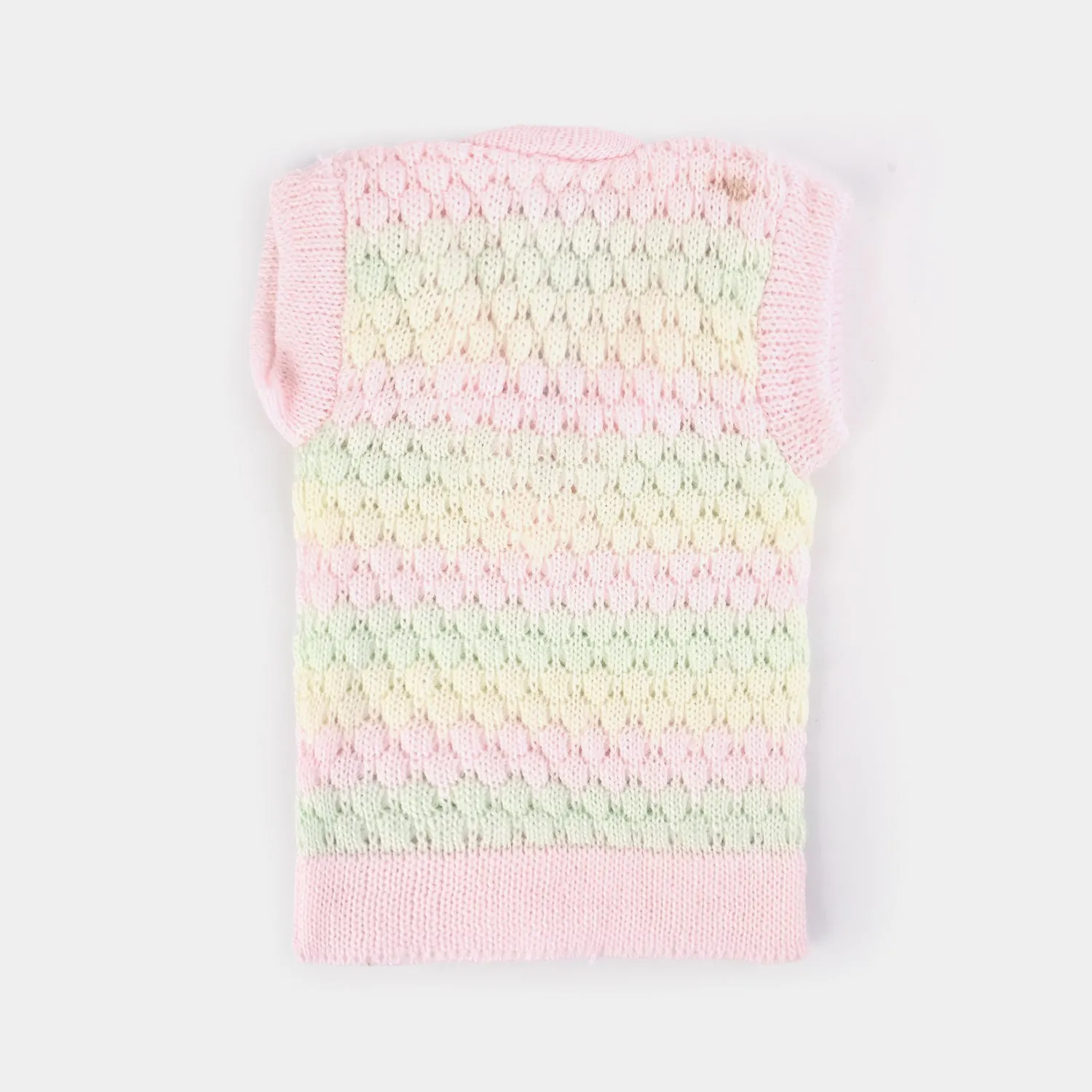 Baby Woolen Inner Wear Sweater-Pink 3M 