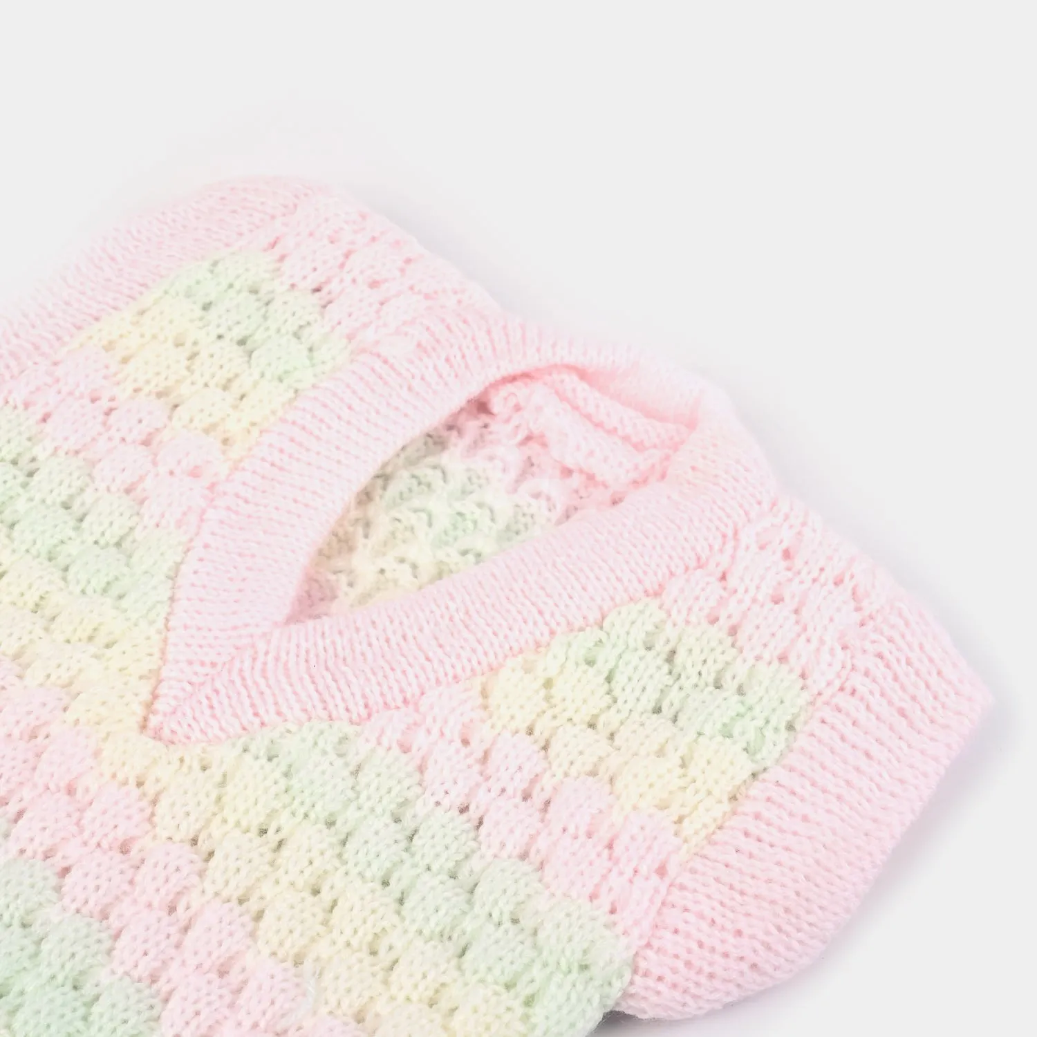 Baby Woolen Inner Wear Sweater-Pink 3M 