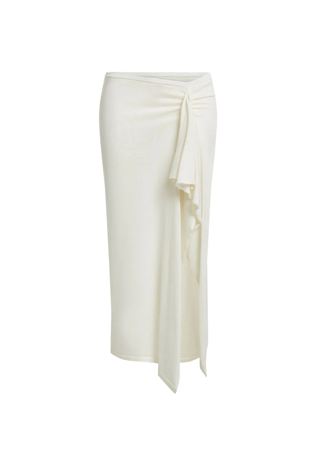 BANKS MIDI SKIRT - IVORY