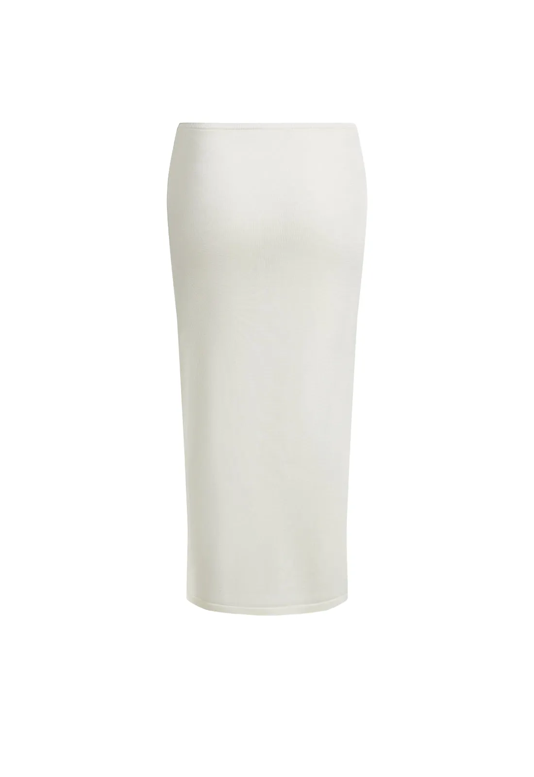 BANKS MIDI SKIRT - IVORY