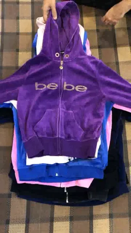 Bebe And Pink Velour Velvet Zippers and Jackets