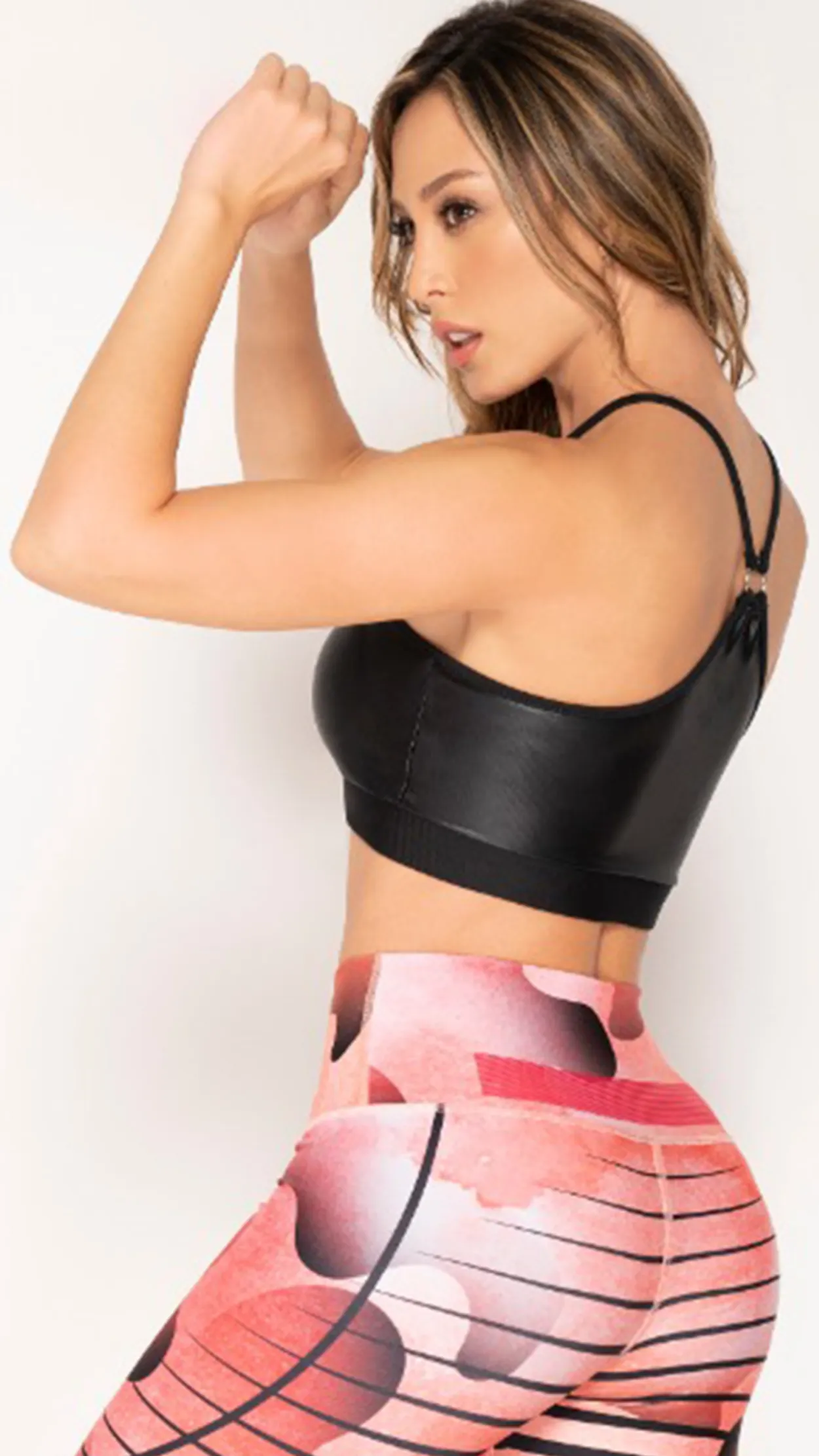 Brandfit Metallic Sport Bra