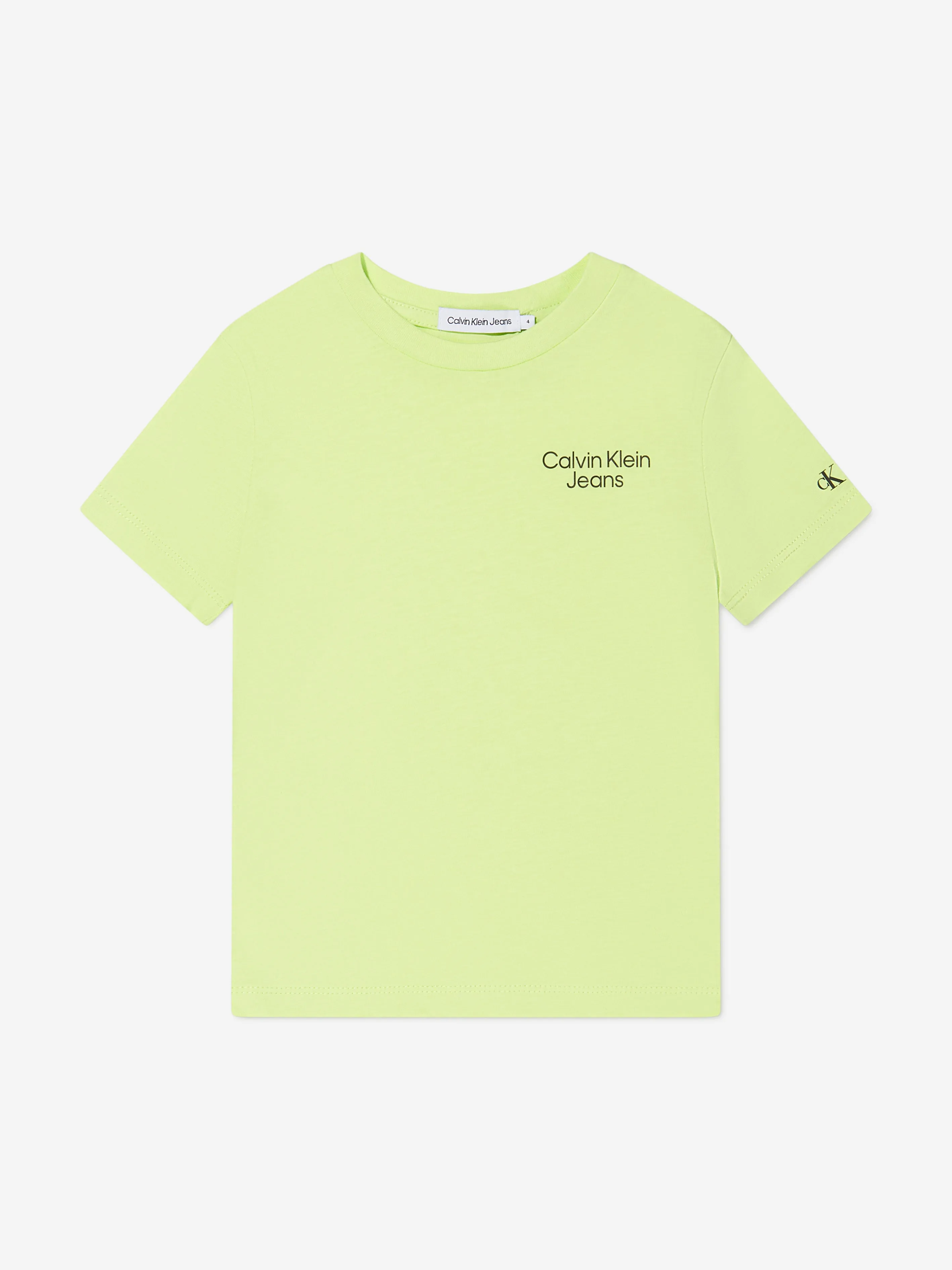 Calvin Klein Boys Organic Cotton Logo T-Shirt