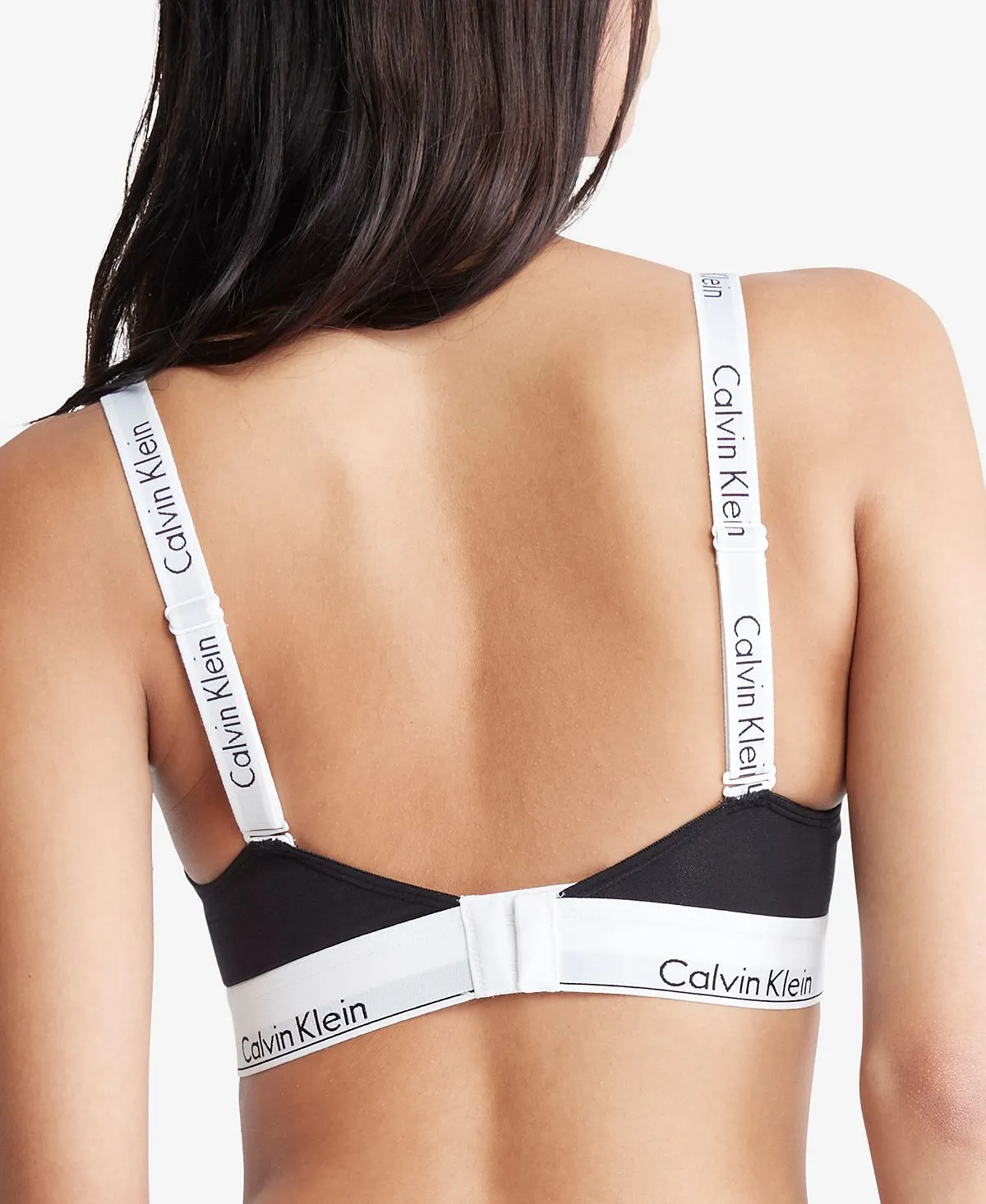 Calvin Klein Women's Contemporary Lightly Lined Wireless Bra QF7059 black