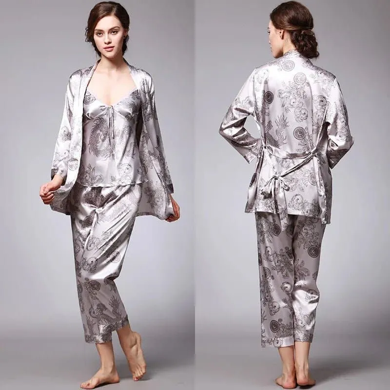 Cami Nightwear with Robe and Pant