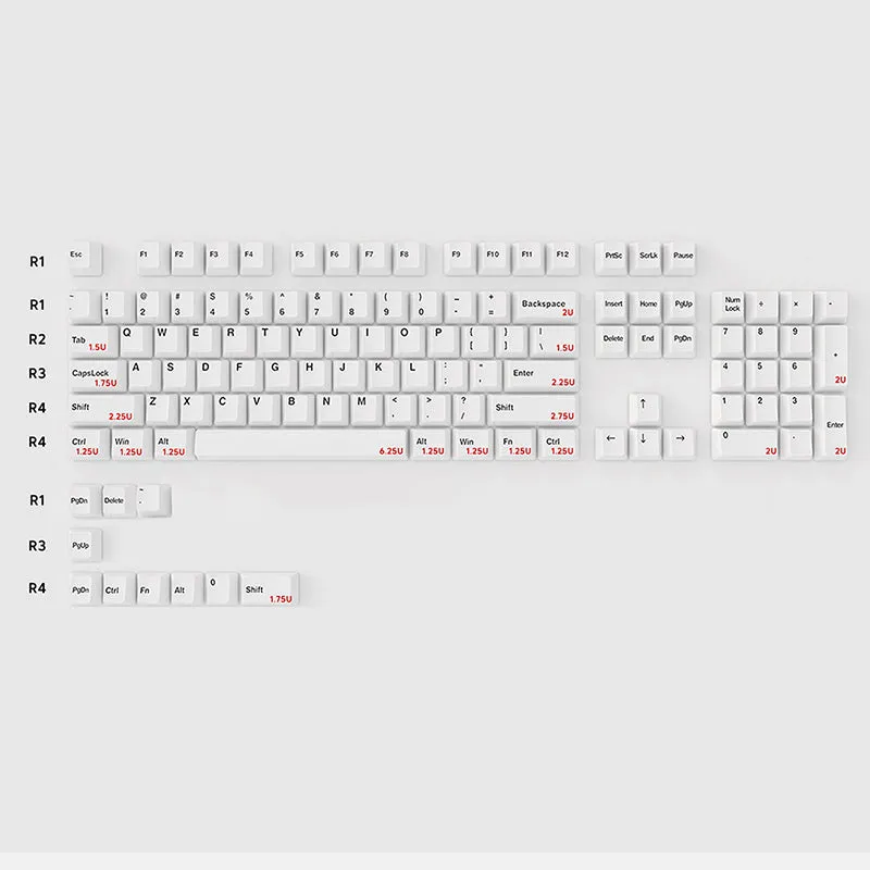 Cerakey Full Set V2 Alumina Ceramics Keycap Set Cherry Profile 113 Keys