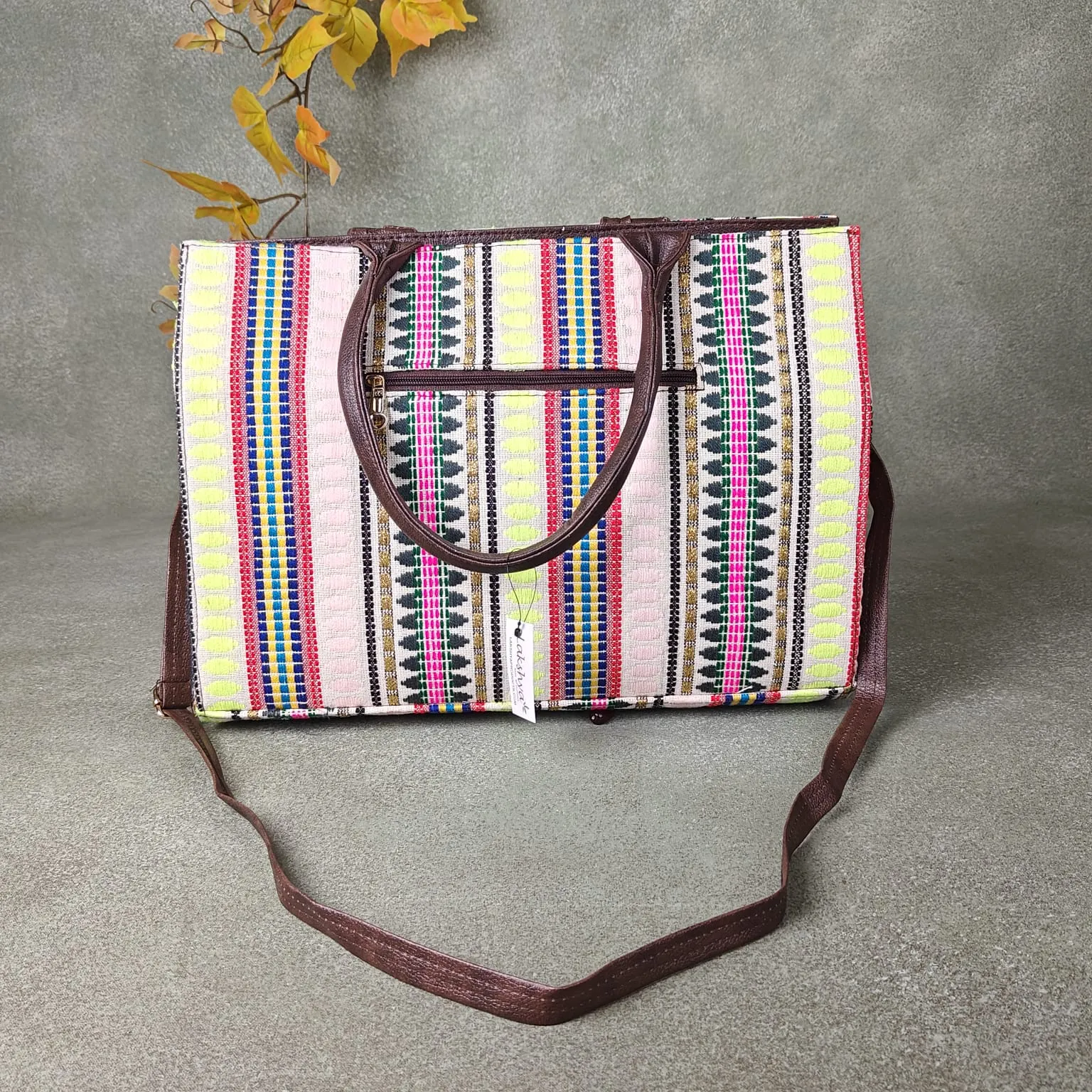 Chic Laptop Totes Indian Prints Design