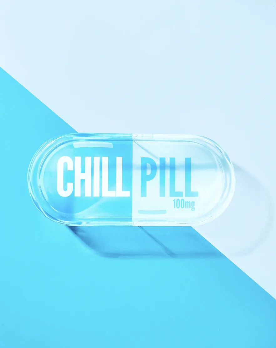 Chill Pill Trinket Tray | Blue