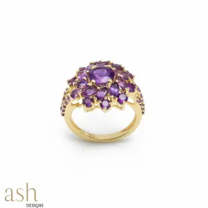 Daphne Amethyst Cocktail Ring