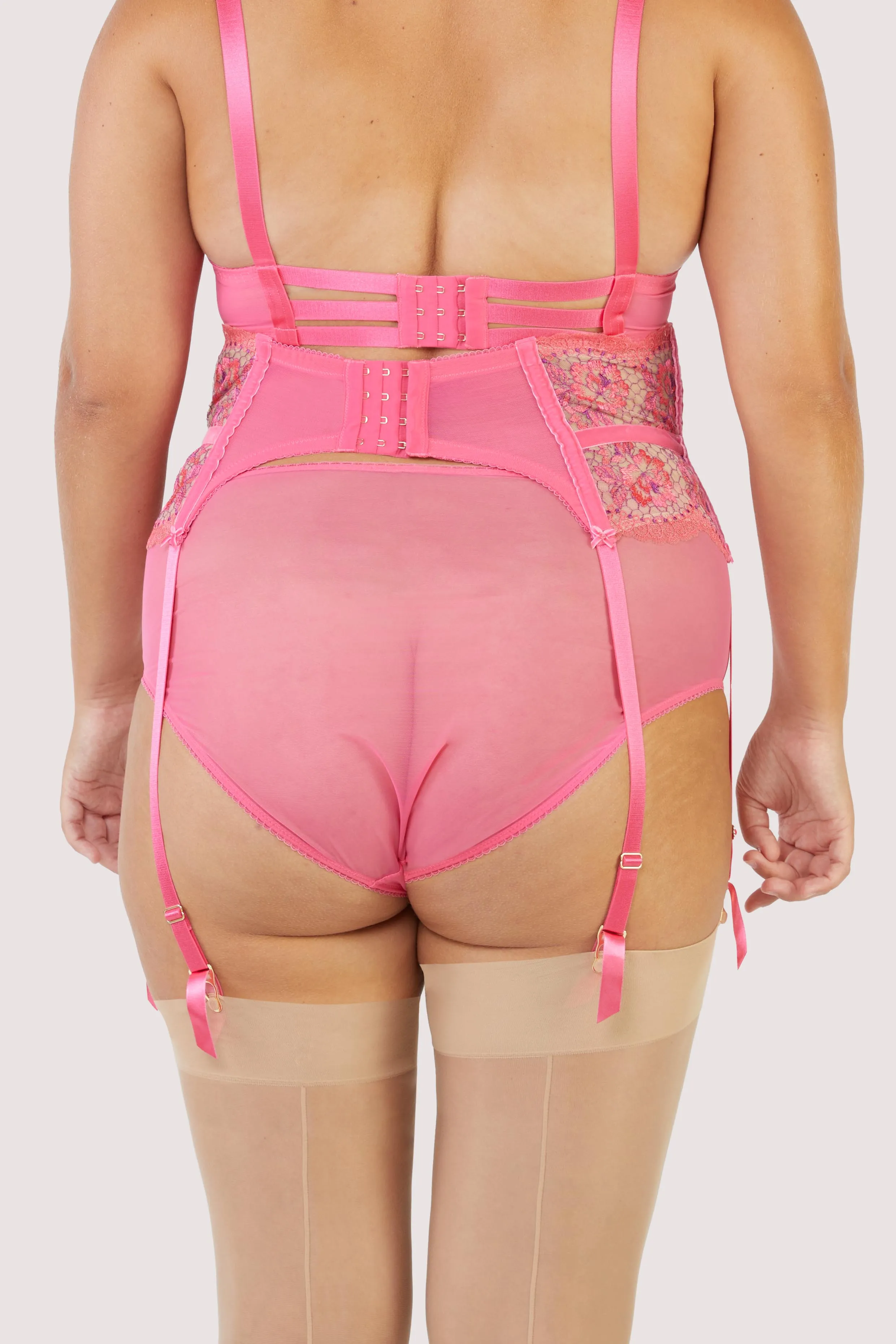 Evelina Blood Orange Curve Suspender