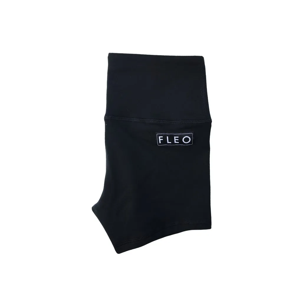 FLEO Black Shorts (Power High-rise)