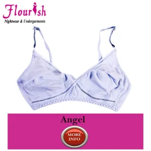 Flourish Angel Non-Padded Non-Wired Cotton Bra