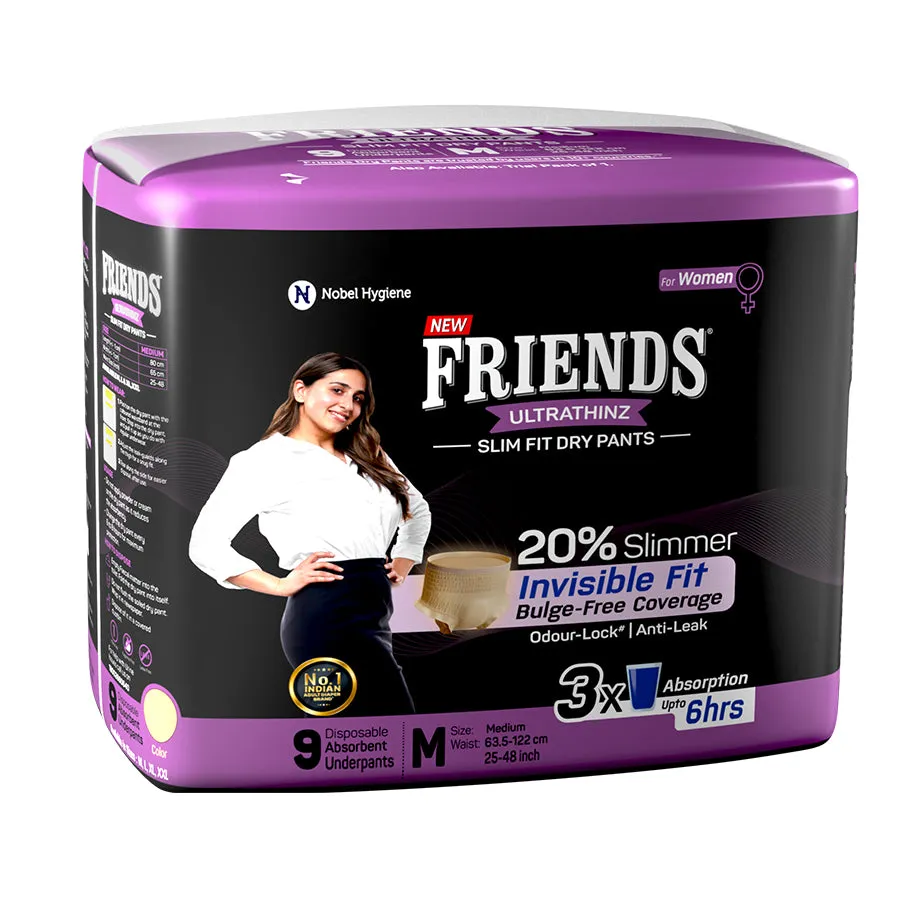 Friends UltraThinz Slim Fit Dry Pants for Women