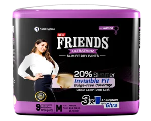 Friends UltraThinz Slim Fit Dry Pants for Women