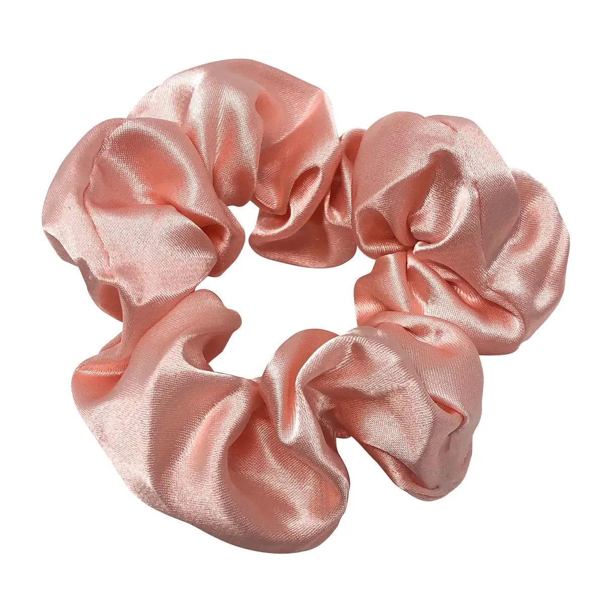 Hair Scrunchies Multipack Set - Grey, Black & Pink