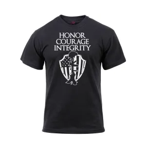 'Honor, Courage, Integrity' Athletic Fit T-Shirt