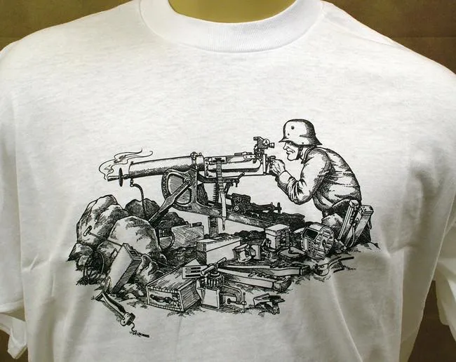 IMA Tee Shirt: German WWI Maxim