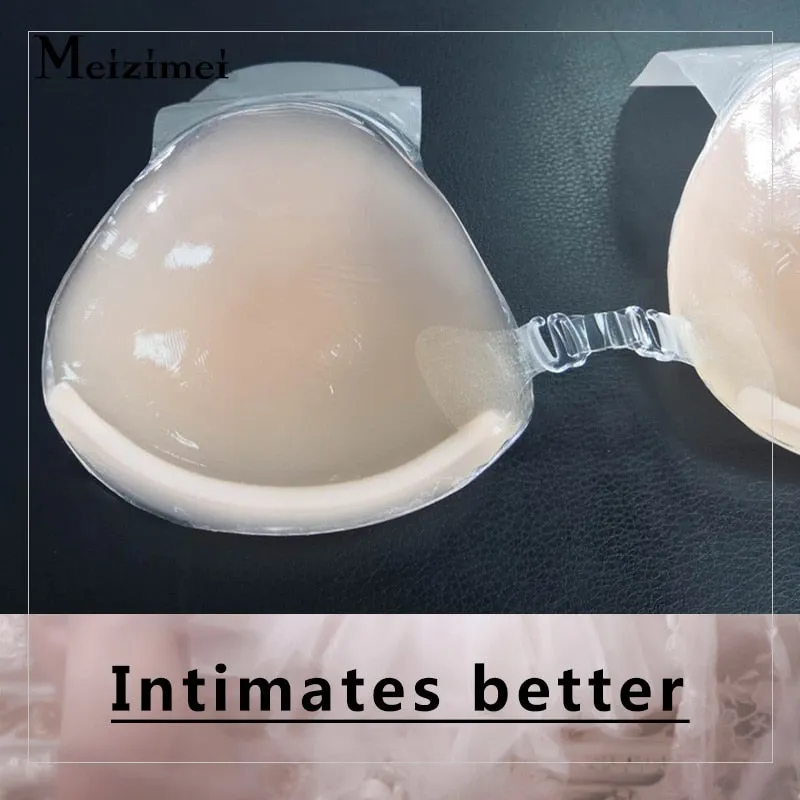 Invisible Silicone Bras for Women Adhesive Strapless Push up Backless Sticky underwear Lingerie Bralette