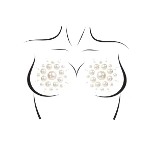 Isla Pearl Nipple Covers - White