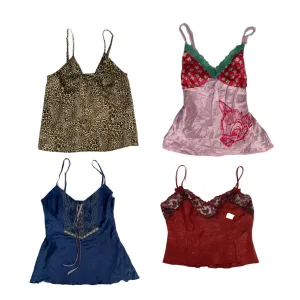 Italian y2k silk cami tops (NS-322)