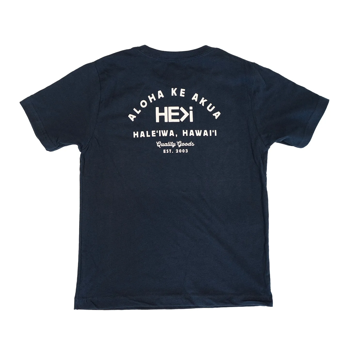 KID'S STATION TEE IN MIDNIGHT NAVY