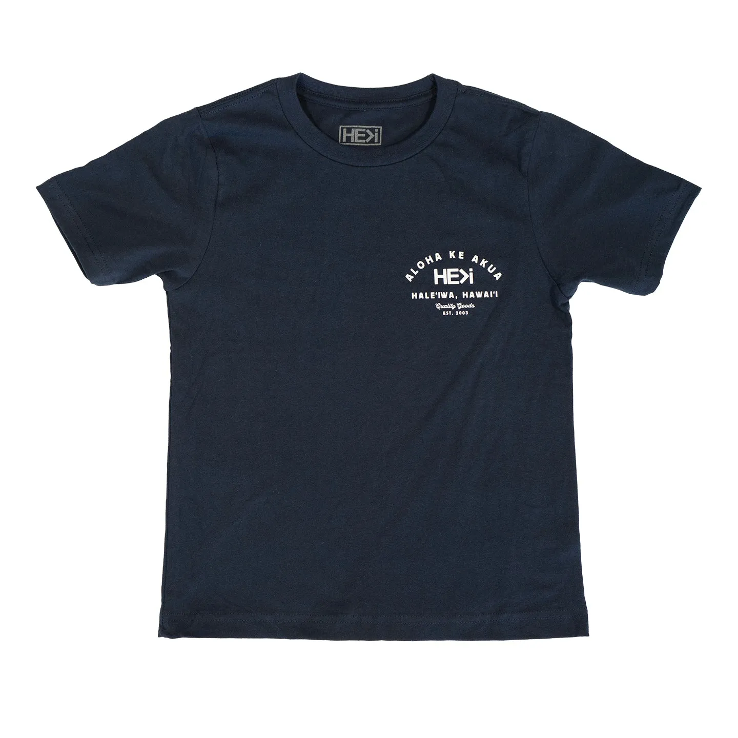 KID'S STATION TEE IN MIDNIGHT NAVY