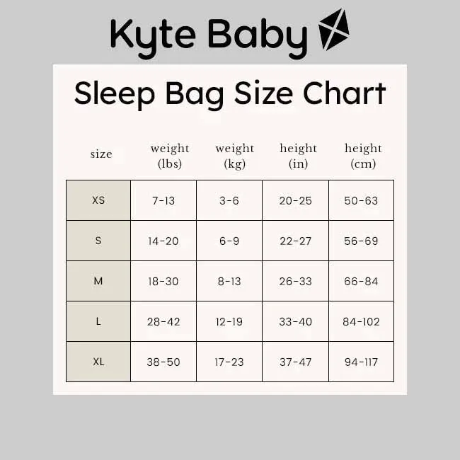 Kyte Baby 2.5 Tog Sleep Bag in Thyme