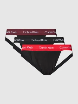 Lanyards with label on waistband, pack of 3 Calvin Klein Underwear, red