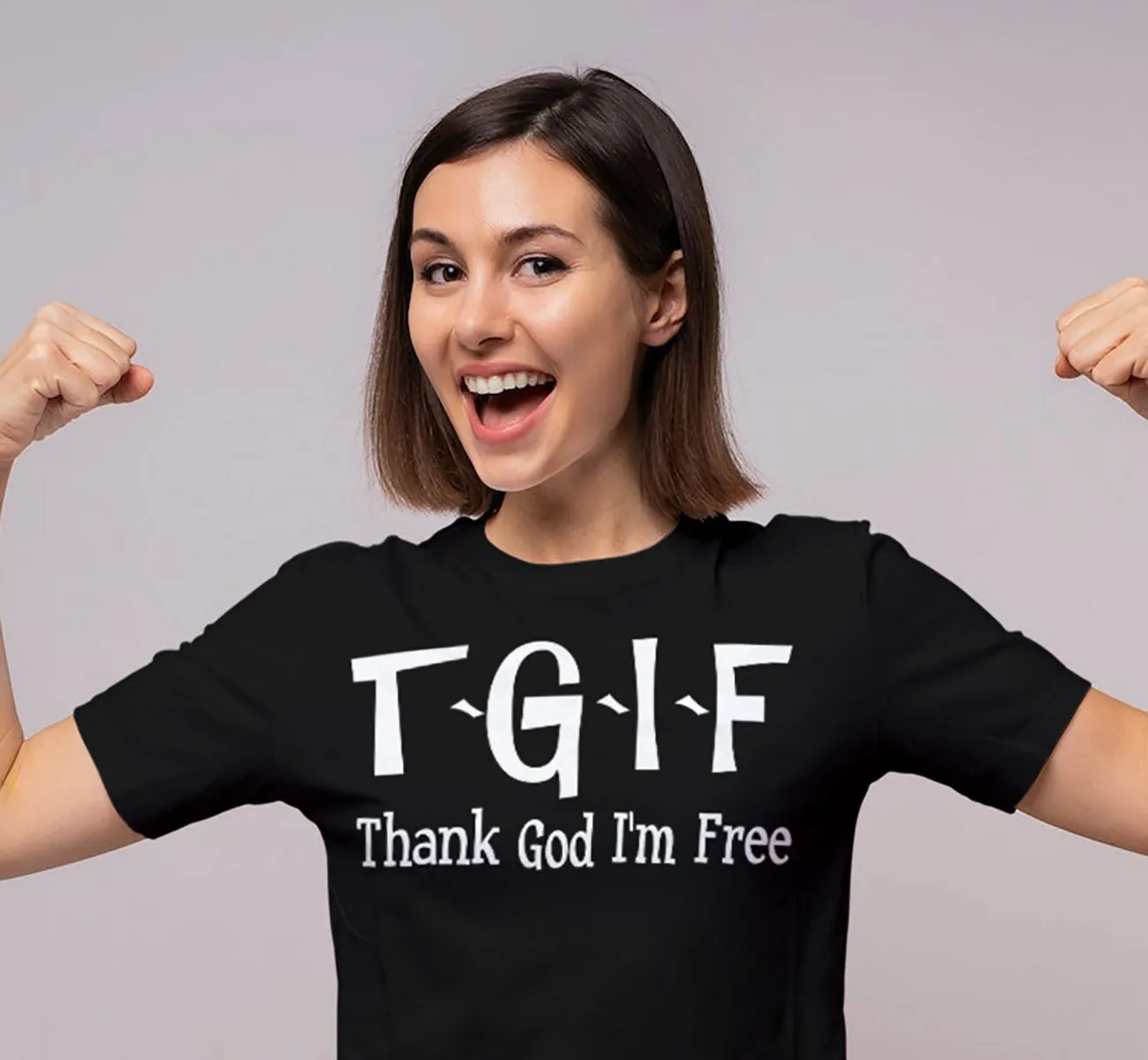 ldTs- TGIF - Thank God Ladies T's