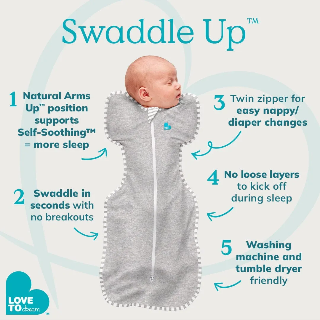 Love to Swaddle Up Extra Warm Newborn White