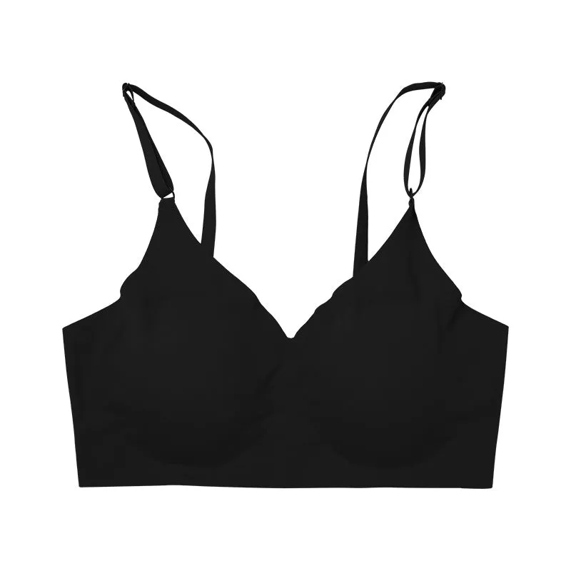 Low Back Seamless Push-up Wireless Bra