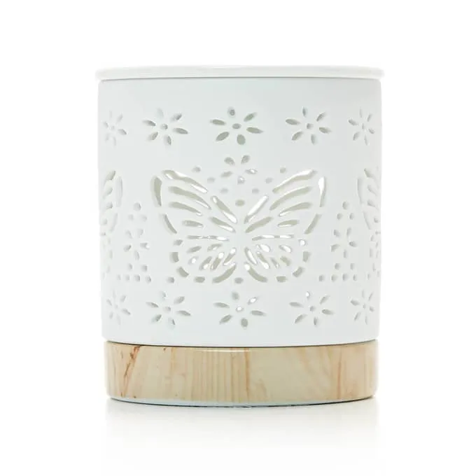 Matte Ceramic Butterfly Oil Burner