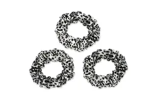 Mayfairsilk Leopard Silk Scrunchies Set