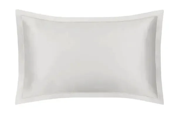 Mayfairsilk Oyster Grey Oxford Pure Silk Pillowcase