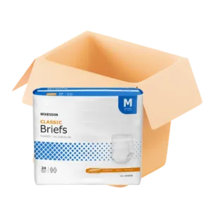 Mckesson Classic Briefs With Tapes, Bulk Case