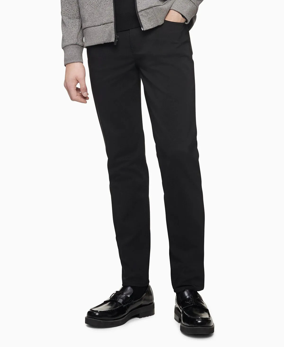 Men's trousers ck move 365 slim-fit performance stretch Calvin Klein, black