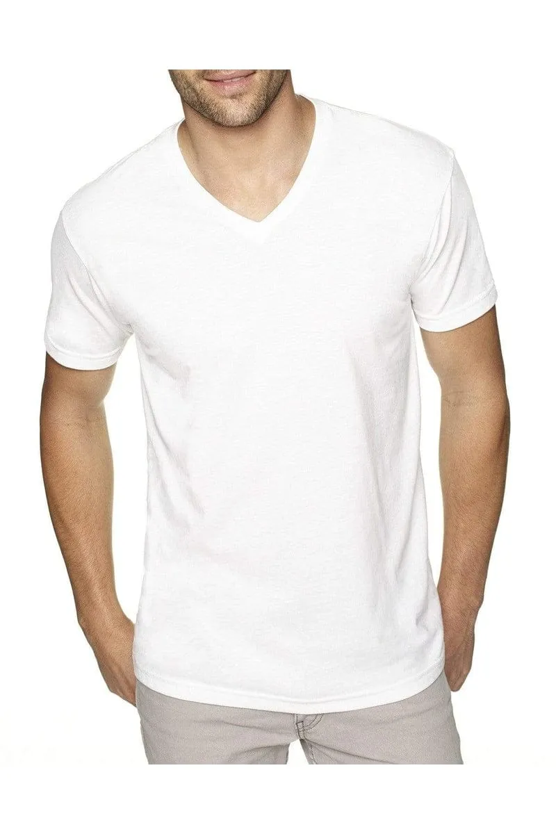 Next Level 6440: Men's Sueded V- Neck T-Shirt