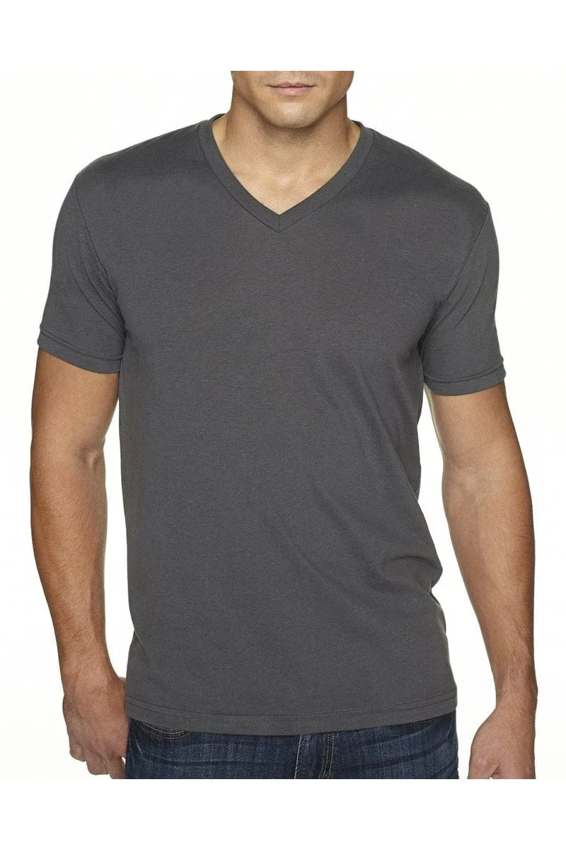 Next Level 6440: Men's Sueded V- Neck T-Shirt