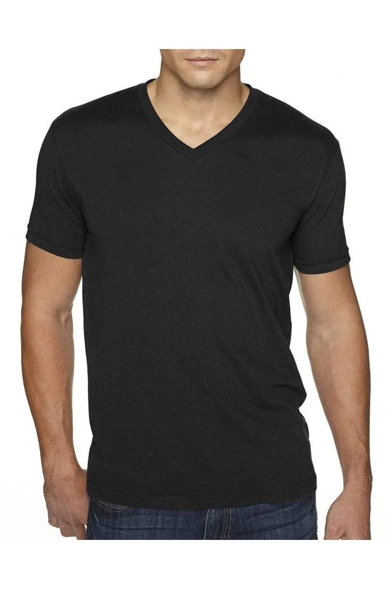 Next Level 6440: Men's Sueded V- Neck T-Shirt