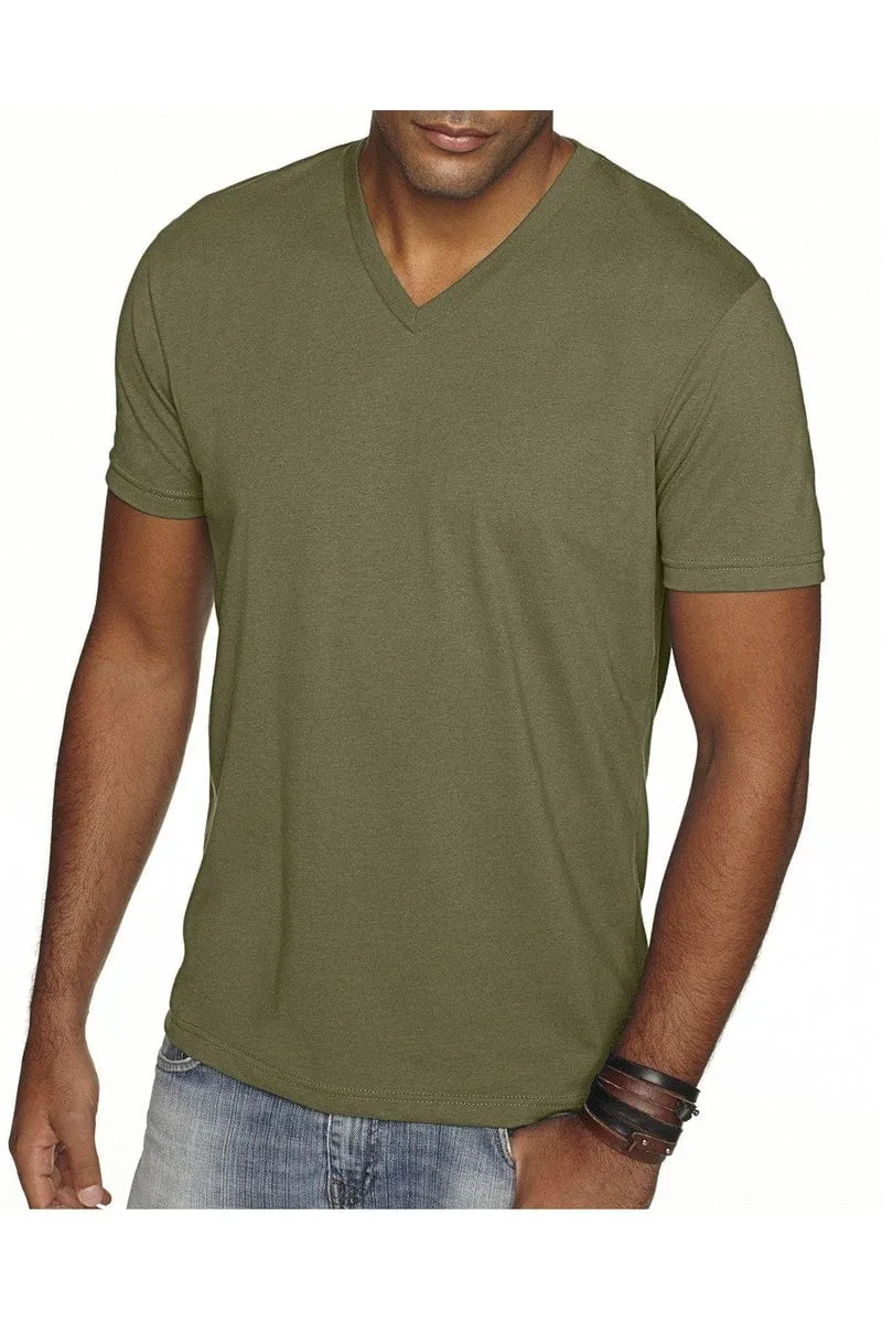 Next Level 6440: Men's Sueded V- Neck T-Shirt