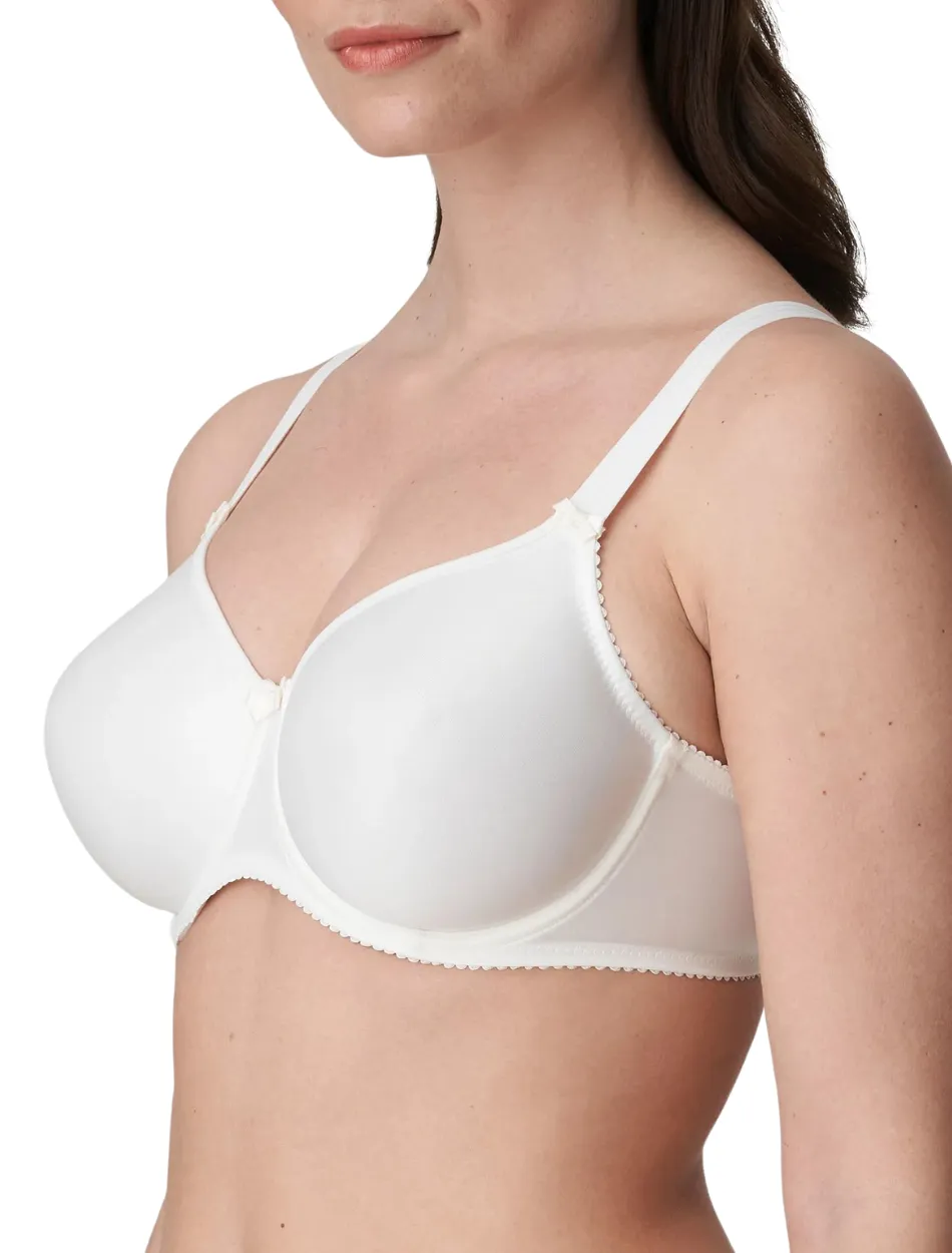 PrimaDonna Satin Seamless Full Cup Non Padded Underwire Bra, Natural | PrimaDonna T-Shirt Bra