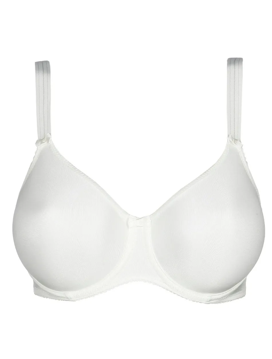 PrimaDonna Satin Seamless Full Cup Non Padded Underwire Bra, Natural | PrimaDonna T-Shirt Bra