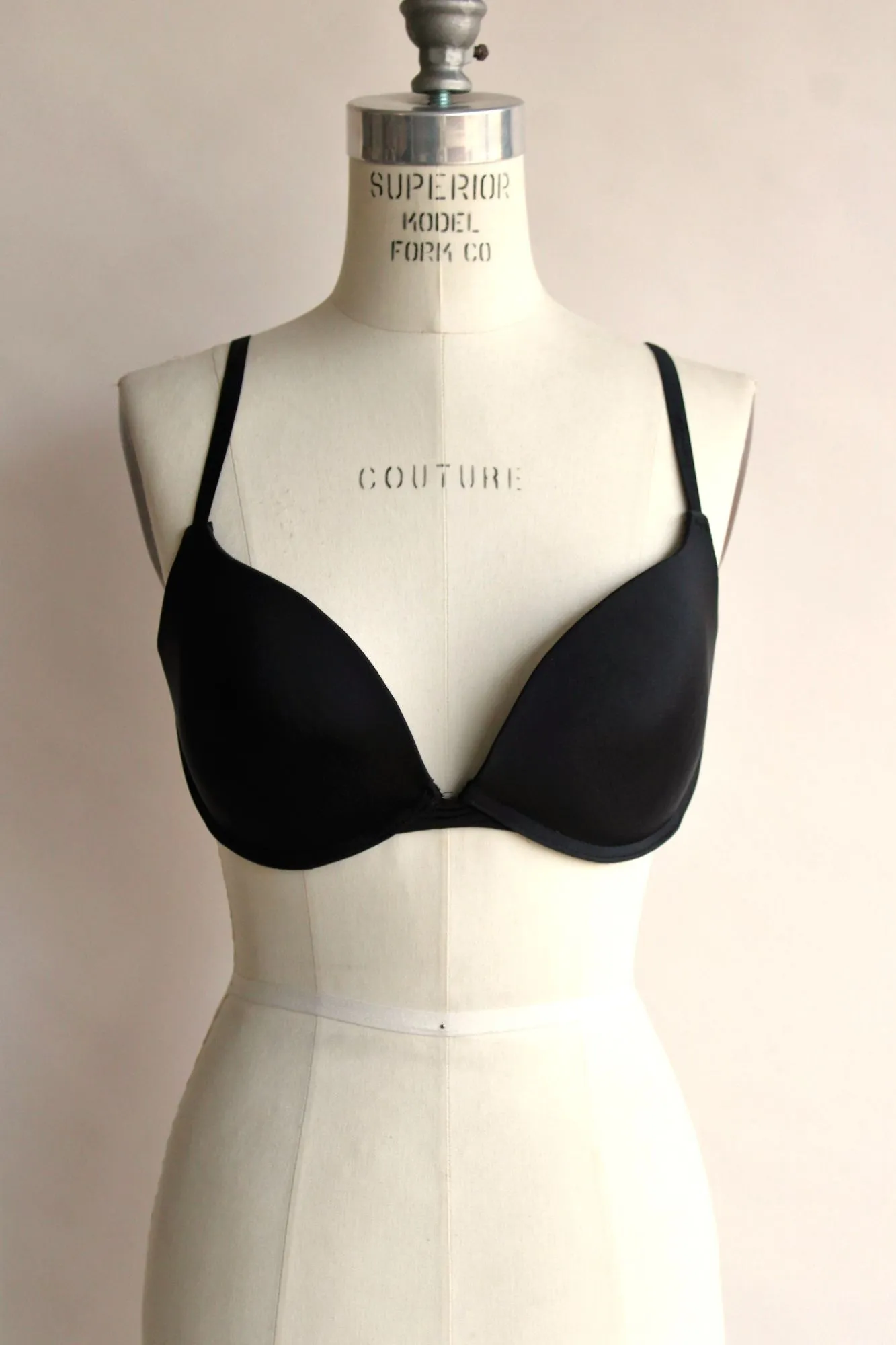 Push Up Bra, Black, Daisy Fuentes, Size 34D