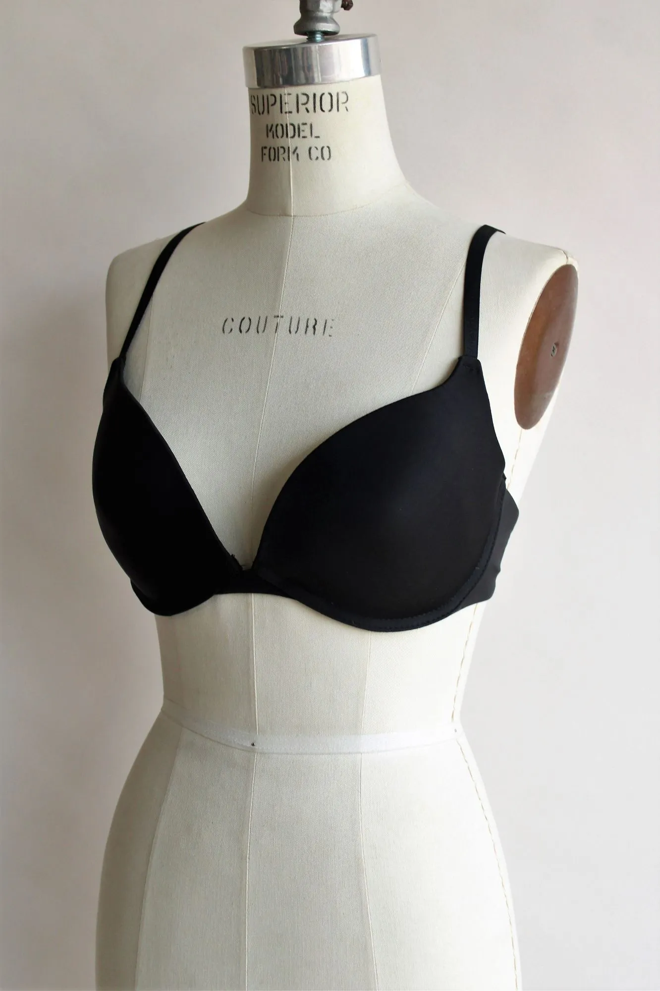 Push Up Bra, Black, Daisy Fuentes, Size 34D