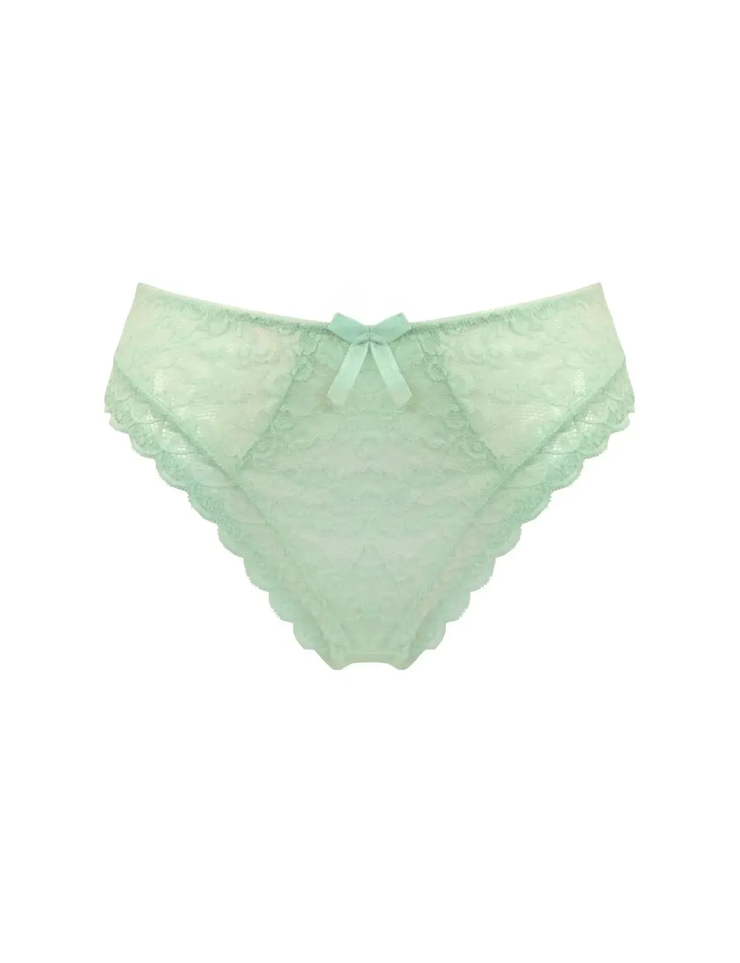 Rebel High-Leg Brief In Pistachio - Pour Moi