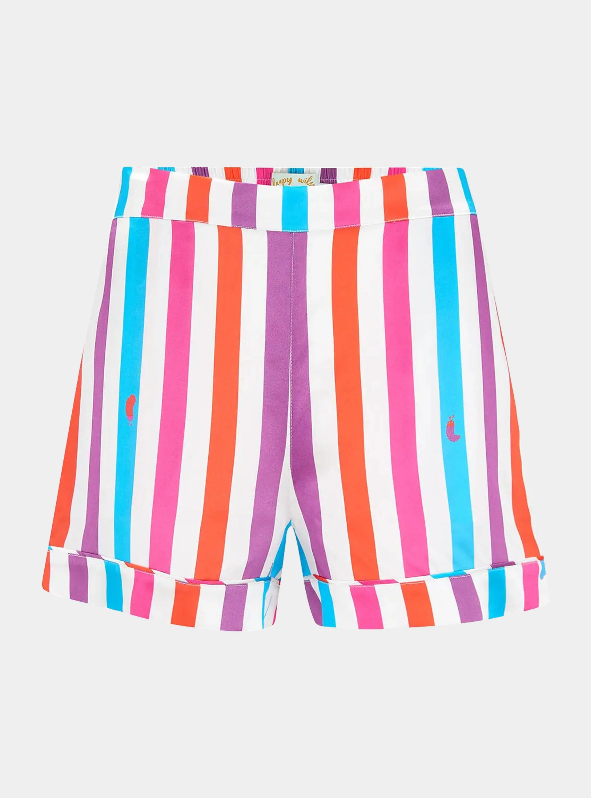 Rosie Hawaiian Stripe Silk Short